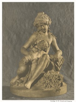 Статуэтка "Нимфа с ребенком" от компании P.W. French & Company. 