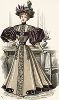 Французская мода из журнала La Mode de Style, выпуск № 41, 1895 год.