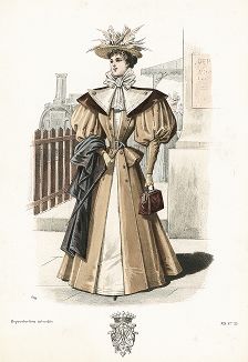 Французская мода из журнала La Mode de Style, выпуск № 25, 1895 год.