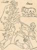 Охотник стреляет медведя. Д.А.Ровинский. Русские народные картинки. Атлас, т.I, л.283. Санкт-Петербург, 1881