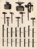 Полировщик. Инструменты (Ивердонская энциклопедия. Том V. Швейцария, 1777 год)