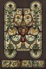 Витражи в мюнхенской резиденции баварских королей эпохи Возрождения (лист 70 альбома "Сокровищница орнаментов...", изданного в Штутгарте в 1889 году)