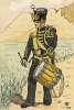 1808 г. Униформа барабанщика пехотного полка герцогства Нассау Великой армии Наполеона, принимавшего участие в Испанской кампании. Коллекция Роберта фон Арнольди. Германия, 1911-29