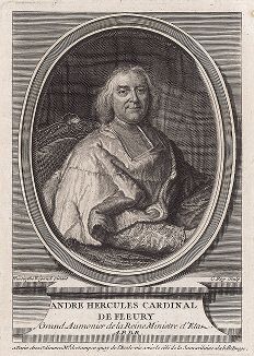 Кардинал Андре-Эркюль де Флёри (1653-1743) - французский государственный деятель. 