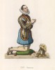 Альбрехт VII Австрийский (1559--1621) — штатгальтер Испанских Нидерландов и покровитель художников "золотого века" голландской живописи, в частности Рубенса (лист 55 работы Ж. Дюплесси "Исторический костюм XVI -- XVIII веков", Париж. 1867 г.)
