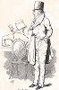 Уильям Крокфорд (1776-1844) - британский предприниматель, владелец самого известного в Европе  игрового клуба "Крокфордc". Лист из "The cracks of the day", Лондон, 1841