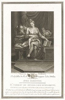 Святое Семейство. Galérie du Palais Royal gravée d’après les tableaux des différentes еcoles… Париж, 1765
