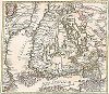Великое княжество Финляндское. Atlas Russicus mappa una generali ... Petropolitanae, Санкт-Петербург, 1745.  