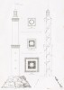 Маяк Ла Латерна – символ Генуи. Построен в 1543 году. Высота 76 метров. Les plus beaux édifices de la ville de Gênes et de ses environs, л.63. Париж, 1845