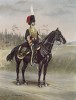 Офицер конной артиллерии, 1850 год (лист XIX работы "История мундира королевской артиллерии в 1625--1897 годах", изданной в Париже в 1899 году)