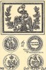 Знаки различия офицеров гвардии Наполеона в 1809 г. Коллекция Роберта фон Арнольди. Германия, 1911-29