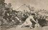 Я сам это видел. Лист 44 из известной серии офортов знаменитого художника и гравёра Франсиско Гойи "Бедствия войны" (Los Desastres de la Guerra). Представленные листы напечатаны в Мадриде с оригинальных досок около 1900 года. 