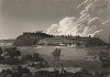Вид на город Квебек - столицу Британской Америки. A New Geographical Dictionary. Лондон, 1820