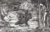Темные воды. Иллюстрация Эдварда Коли Бёрн-Джонса к поэме Уильяма Морриса «История Купидона и Психеи». Лондон, 1890-е гг.