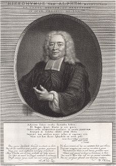 Иероним Симонс ван Альфен (1665--1742) - профессор теологии университета Утрехта. 