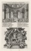 1. Павел проповедует учение Иисуса Христа в синагоге в Фессалонике 2. Акила и жена его Прискилла (из Biblisches Engel- und Kunstwerk -- шедевра германского барокко. Гравировал неподражаемый Иоганн Ульрих Краусс в Аугсбурге в 1700 году)