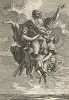 Восхищение апостола Павла до третьего неба. Гравюра Жана Пэна по оригиналу Никола Пуссена, 1655 год. 