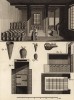 Сахаро-рафинадный завод. Склад, инструменты (Ивердонская энциклопедия. Том VI. Швейцария, 1778 год)