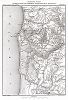 Карта побережья в окрестностях Булони (Булонский лагерь был создан Наполеоном в 1801-05 гг. для вторжения в Англию через Ла- Манш). Из атласа к работе Луи Адольфа Тьера "История консулата и империи", карта 24. Париж, 1866