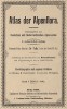 Титульный лист первого тома альбома фотолитографий Atlas der Alpenflora, изданного в Дрездене в 1897 году