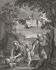 Святое семейство работы Франческо Альбани. Лист из знаменитого издания Galérie du Palais Royal..., Париж, 1786