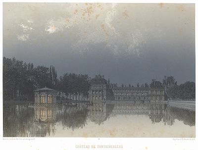 Дворец Фонтенбло (из работы Paris dans sa splendeur, изданной в Париже в 1860-е годы)