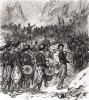 Зуавы в сражении в ущелье Medeah (фр.) зимой 1841 года (из Types et uniformes. L'armée françáise par Éduard Detaille. Париж. 1889 год)