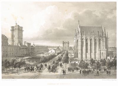 Венсенский замок (из работы Paris dans sa splendeur, изданной в Париже в 1860-е годы)