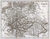 Карта Германии времен Прусской кампании 1806 г. императора Наполеона I. Составил французский картограф Аристид-Мишель Перро. A.-M.Perrot, Allemagne. J.-M. de Norvins, Histoire de Napoleon, т.2. Париж, 1829