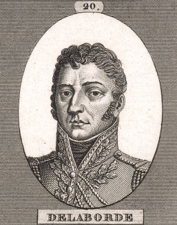 Анри-Франсуа Делаборд (1764-1833), дивизионный генерал (1796), граф (1807). В русском походе командовал дивизией в корпусе Мортье. Во время Ста дней Делаборд поддержал Наполеона, стал канцлером и пэром.