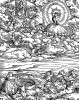 Откровение Иоанна Богослова. Агнец Божий. Ганс Бургкмайр для Martin Luther / Neues Testament. Издал Сильван Отмар, Аугсбург, 1523. Репринт 1930 г.