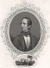 Джон Тайлер ( 1790-1862) - десятый президент США. Gallery of Historical and Contemporary Portraits… Нью-Йорк, 1876
