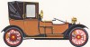 Автомобиль Lanchester (20 H.P.), модель 1908 года. Из американского альбома Old motorcars, «Veteran & Vintage», 60-х гг. XX в.