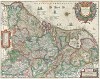 Карта юго-западной Бельгии и морского побережья. Belgii sive Germaniae inferioris accuratissima tabula. Составил Хенрикус Хондиус. Амстердам, 1631