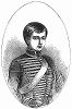 Его Высочество Луи--Филипп Альбер Орлеанский, граф Парижский (1838 -- 1894), внук короля Луи--Филиппа I (1773 -- 1850), свергнутый в ходе буржуазно--демократической Революции 1848 года (The Illustrated London News №305&306 от 04/03/1848 г.)