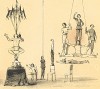 Различные упражнения труппы Карла Раппо (Русский художественный листок. № 11 за 1852 год)