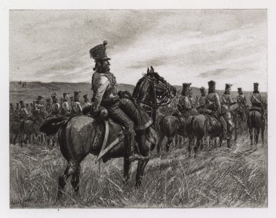 Офицер 5-го гусарского полка французской армии (1813 год) (иллюстрация к известной работе "Кавалерия Наполеона", изданной в Париже в 1895 году)
