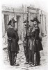 Жандармы республиканской гвардии времён революции 1848 года (из Types et uniformes. L'armée françáise par Éduard Detaille. Париж. 1889 год)