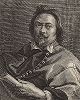 Якоб Йорданс (1593 -- 1678) -- гравер, рисовальщик и важнейший живописец Южных Нидерландов после Рубенса. Гравюра Петера де Йоде с автопортрета художника. 