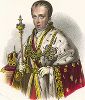 Фердинанд I (1793-1875) - император Австрии, король Венргии и Чехии. 
