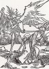 Нечестный дурак, нашедший сокровища (иллюстрация к главе 20 книги Себастьяна Бранта "Корабль дураков", гравированная Дюрером в 1494 году)