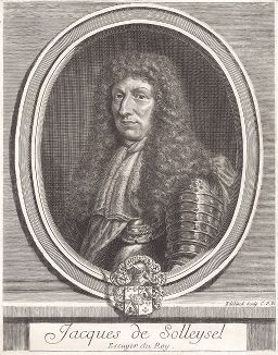 Жак де Соллейсель (1617--1680) - ведущий специалист по коневодству XVII века, главный конюший французского короля, автор нескольких трудов, посвященных лошадям и организации кавалерии. 