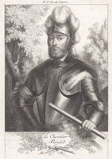 Пьер Террайль де Баярд (1473--1524)-- французский солдат времён Итальянских войн, прозванный за свою храбрость "рыцарем без страха и упрёка". 