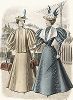 Французская мода из журнала Le Salon de la Mode, выпуск № 30, 1896 год.