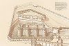 Вид на Бастилию в 1789 году с высоты птичьего полета. Литография с рисунка Пьера-Франсуа Паллоя, генерального подрядчика работ по сносу крепости. Paris à travers les âges..., Париж, 1885. 