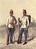 Венгерская пехота в 1850-е гг. (из популярной в нацистской Германии работы Мартина Лезиуса Das Ehrenkleid des Soldaten... Берлин. 1936 год)