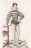 Поль Сен-Мегрен, граф де Коссад (?-1578), первый камер-юнкер Генриха III, убитый по приказанию де Гиза, жену которого он соблазнил (лист 102 работы Жоржа Дюплесси "Исторический костюм XVI - XVIII веков", Париж, 1867)