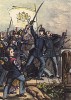 1850-е гг. Атака шведской пехоты (из популярной в нацистской Германии работы Мартина Лезиуса Das Ehrenkleid des Soldaten... Берлин. 1936 год)
