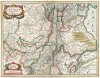 Карта герцогства Гельдрия и части Брабанта. Ducatus Geldriae novissima descriptio. Составил Хенрикус Хондиус. Амстердам, 1629