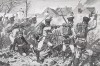 Прусская пехота в сражении при Арси-сюр-Об 20 марта 1814 г. Илл. Рихарда Кнотеля. Die Deutschen Befreiungskriege 1806-1815. Берлин, 1901 